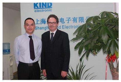 法國雷恩PRECILEC全球銷售總監Olivier DUCHATELET到訪上海開地電子