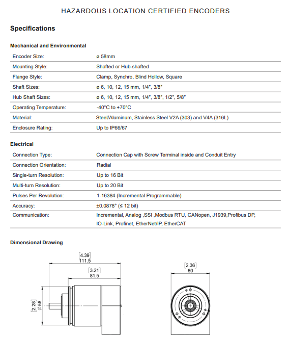 防爆編碼器參數圖
